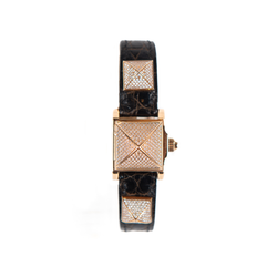 Pre-Owned Hermes of Paris Medor Mini Diamond Watch