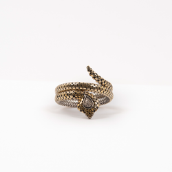 Pre-Owned John Hardy Diamond Coil Cobra Bracelet