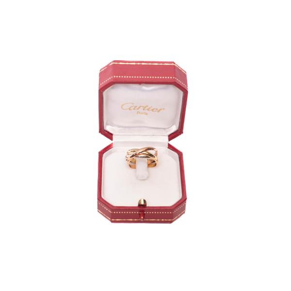 Pre-Owned Cartier Tri-Color Trinity Ring