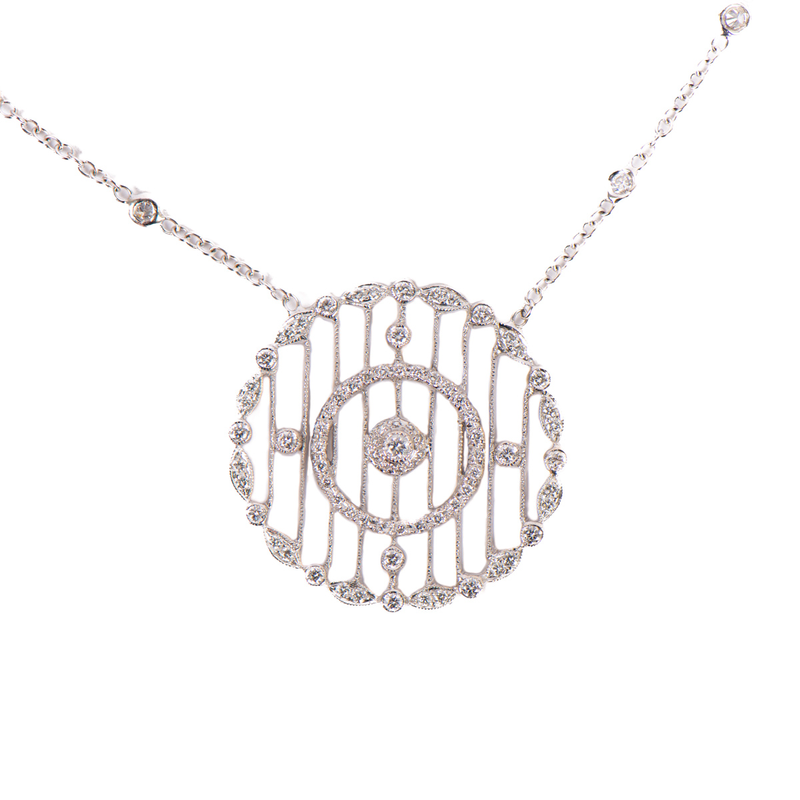 Pre-Owned Diamond Circle Pendant