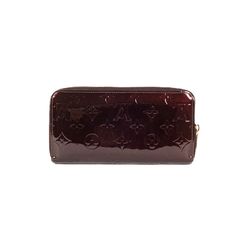 Pre-Owned Louis Vuitton Monogram Vernis Zippy Wallet