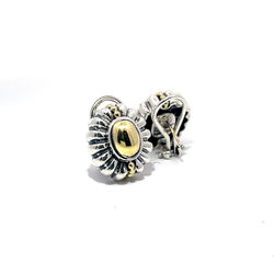 Pre-Owned Lagos Two-Tone Caviar Earrings