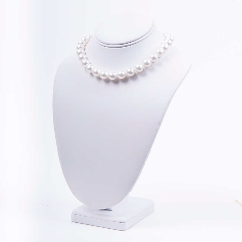 Pre-Owned  White South Sea Pearl Strand Necklace