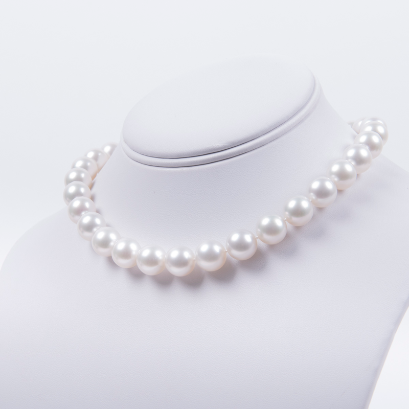 Pre-Owned  White South Sea Pearl Strand Necklace