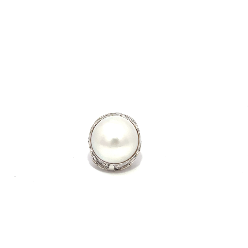 Pre-Owned Pearl Statement Ring