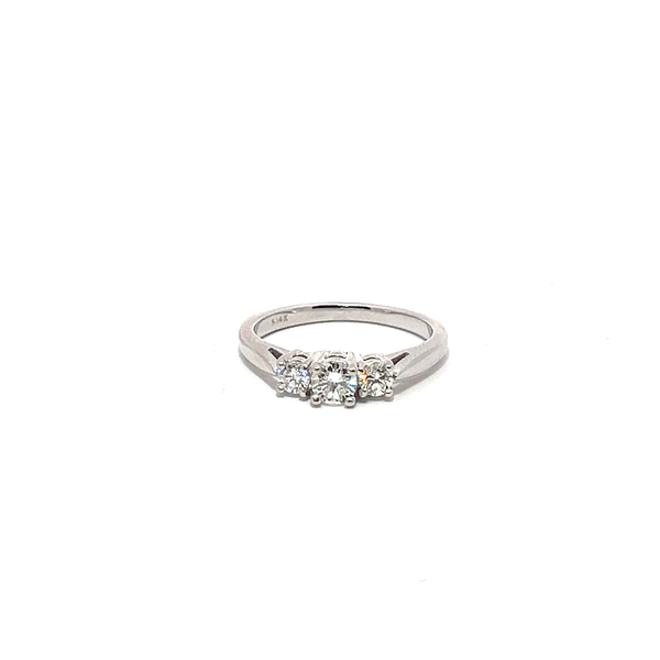 Pre-Owned Three Stone Diamond Engagement Ring