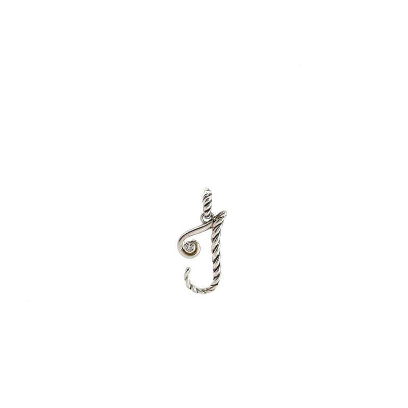 Pre-Owned David Yurman "T" Diamond Charm