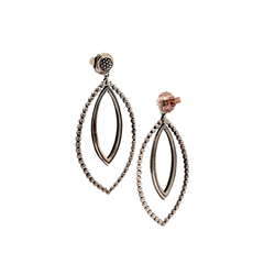 Pre-Owned Lagos Open Marquise Earrings