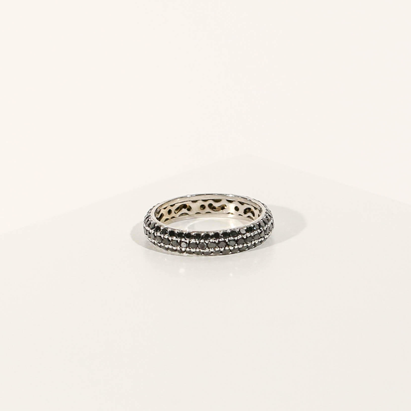 Pre-Owned Black Diamond Eternity Band