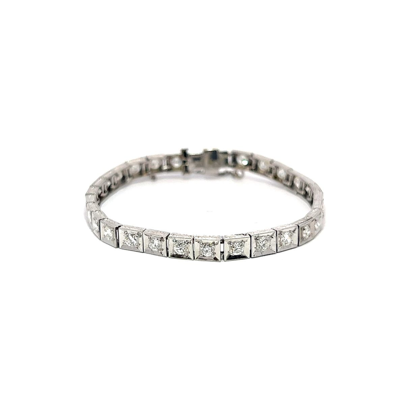 Pre-Owned Diamond Line Bracelet