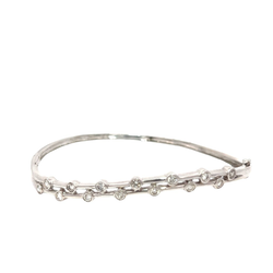 Pre-Owned Diamond Hinged Bangle