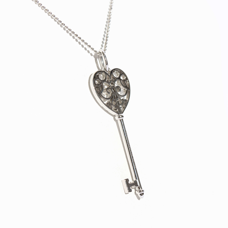 Pre-Owned Tiffany & Co. Diamond Enchant Key Pendant