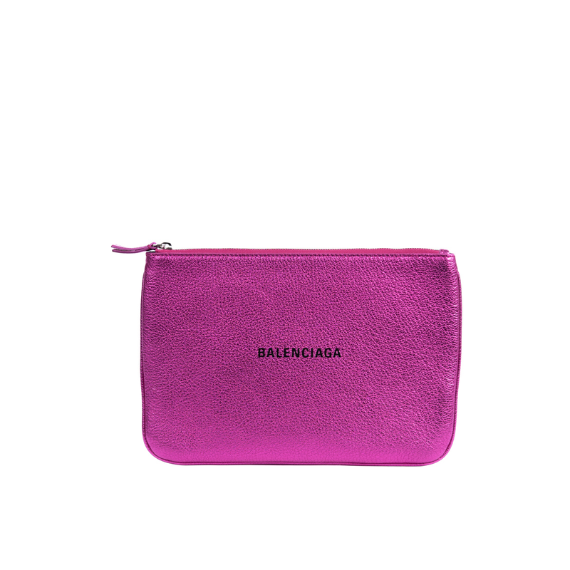 Pre-Owned Balenciaga Everyday Logo Pouch