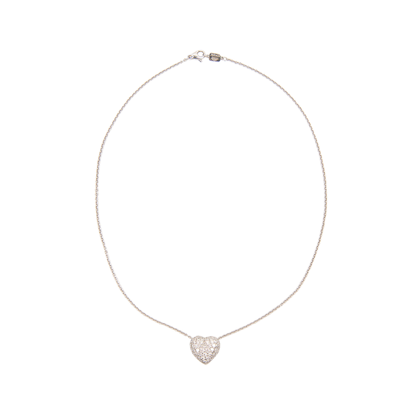 Pre-Owned Kwiat Diamond Heart Necklace