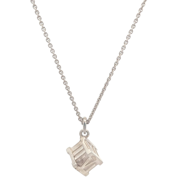 Pre-Owned Tiffany & Co. Atlas Cube Pendant