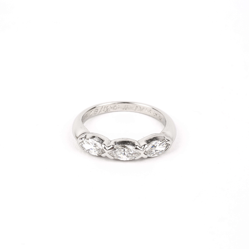 Pre-Owned Three Stone Diamond Band