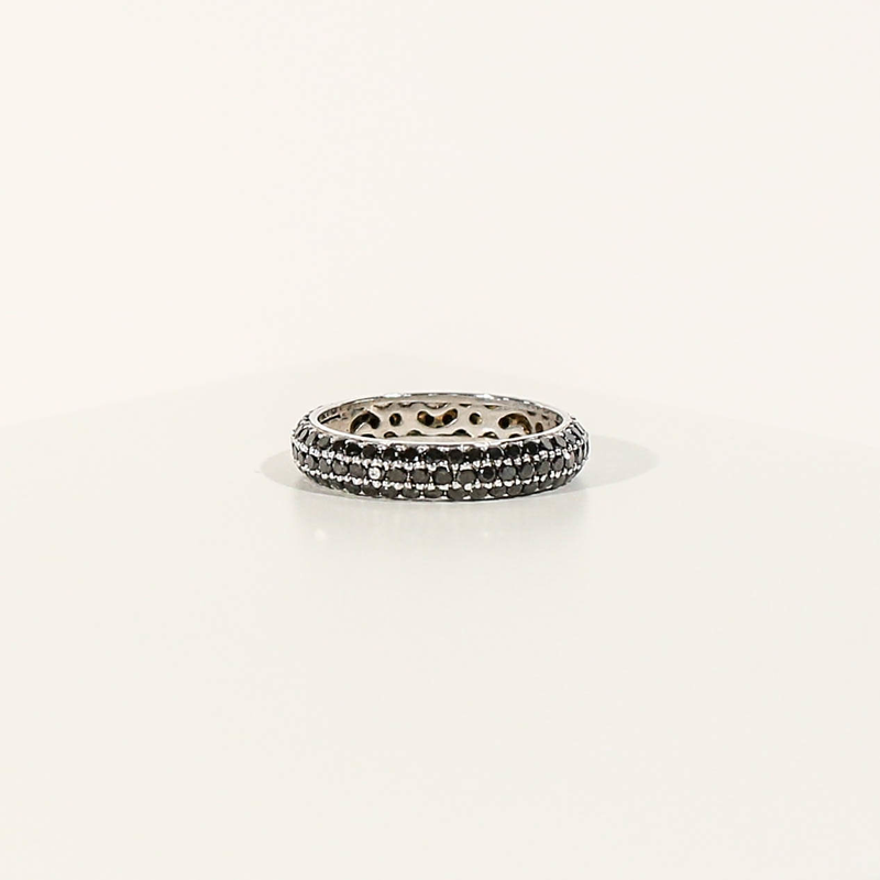 Pre-Owned Black Diamond Eternity Band