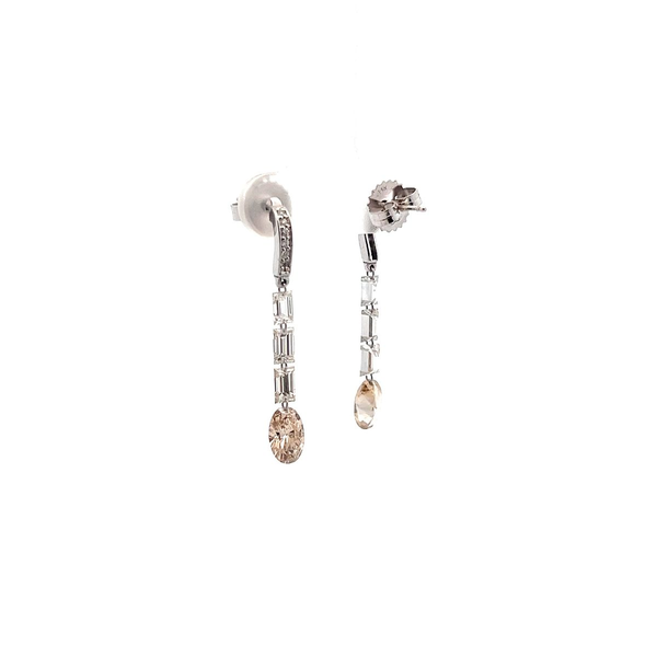 Pre-Owned Michael Werdiger Diamond Drop Earrings