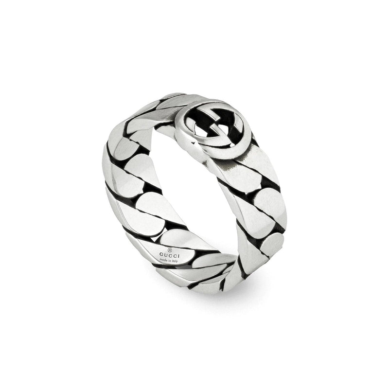 Wide Interlocking G Ring