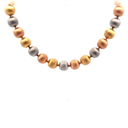 Pre-Owned Tri-Color Fashion Necklace