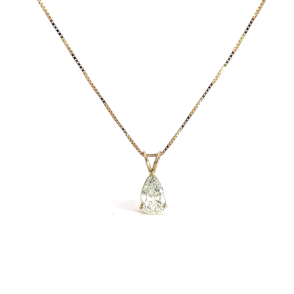 Pre-Owned Pear Diamond Pendant
