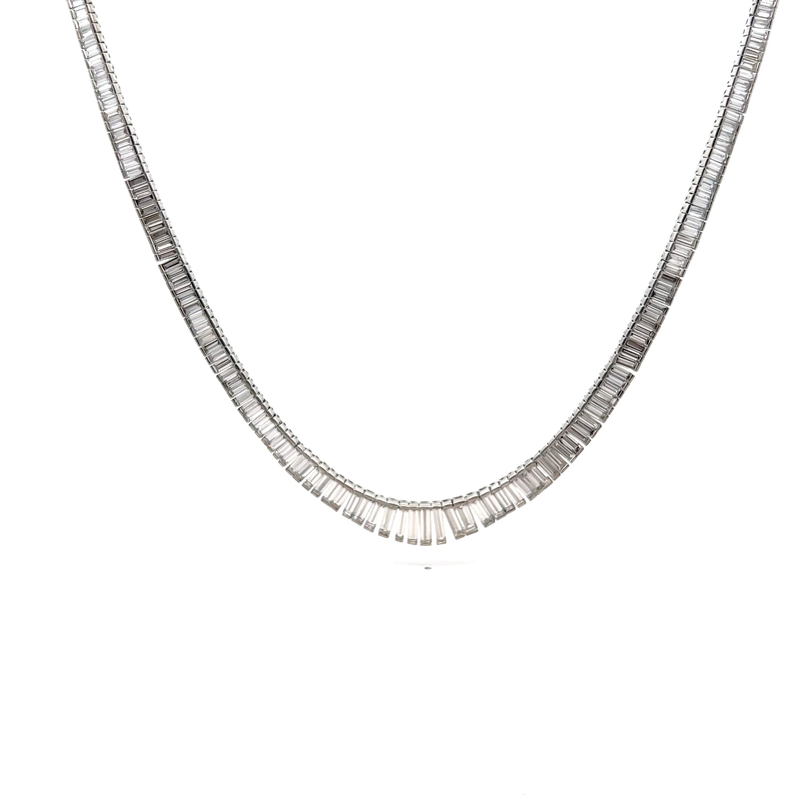 PRE-OWNED DIAMOND RIVIERA NECKLACE