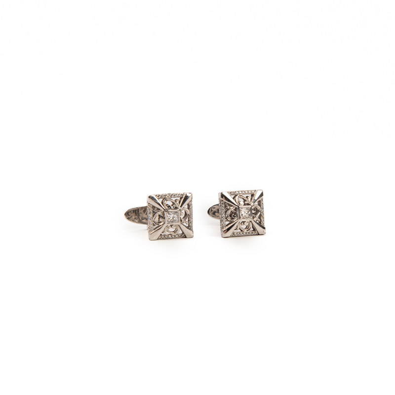 Pre-Owned Michael Beaudry Diamond Cufflinks