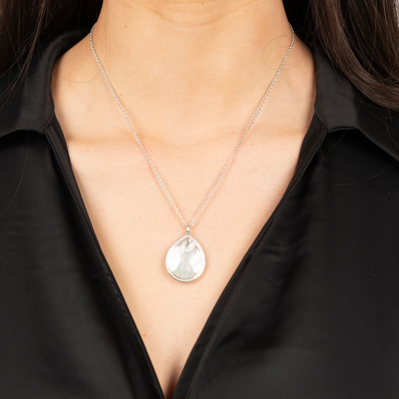 Pre-Owned Ippolita Mother of Pearl Doublet Stella Teardrop Pendant