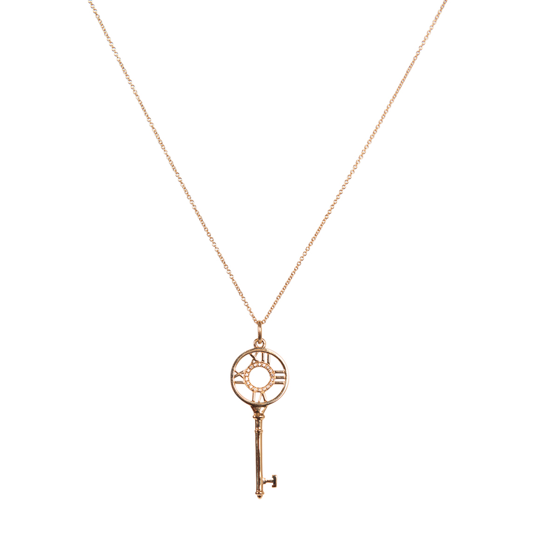 Pre-Owned Tiffany & Co. Diamond Atlas Key Pendant