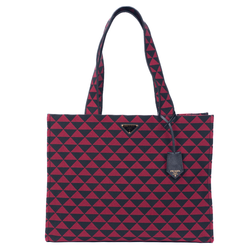 Pre-Owned Prada Symbole Embroidered Tote