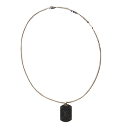 Louis Vuitton Monogram Eclipse Charms Necklace, Luxury